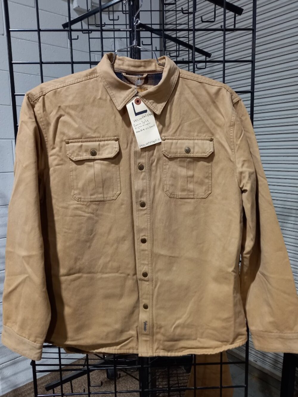 Bountyman Concealed Carry Shirt Jacket - Barnwood Tan | Large - Picture 3 of 11